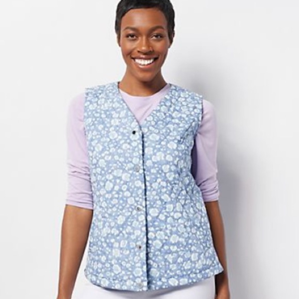 Isaac Mizrahi Quilted Vest